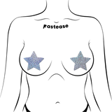 Pastease Glitter Silver Star Pasties