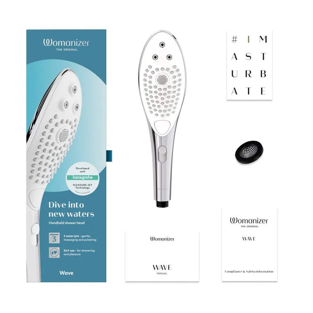 Womanizer Wave Shower Head Masturbator - All Colors