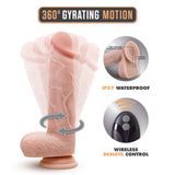 Dr. Skin Silicone Dr. Ethan Gyrating & Vibrating Dildo 8.5 inch