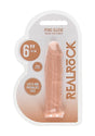 Real Rock Penis Extender Sleeve  6 inch - Vanilla - Tan