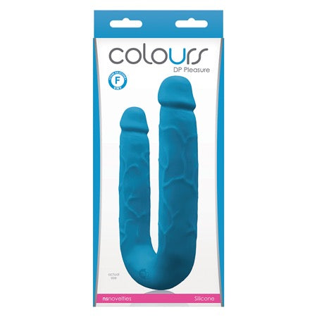 Colours DP Pleasure Dildo by NS Novelties - Blue