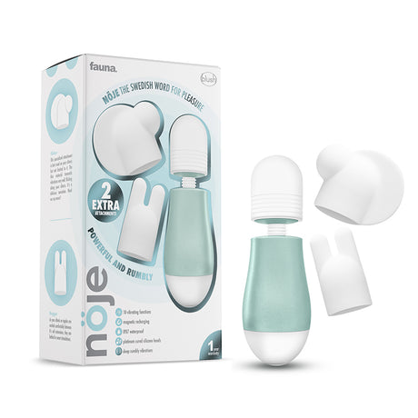 Noje - Fauna Mini Wand Vibrator - Sage