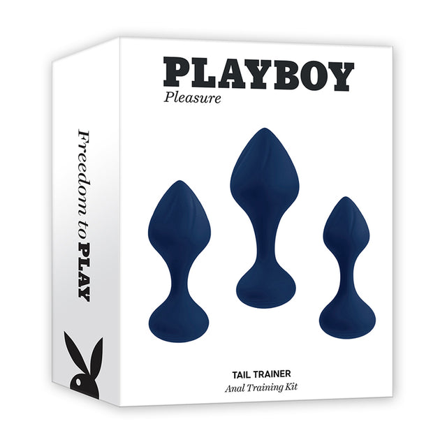 Playboy Tail Trainer 3-Piece Silicone Anal Training Kit