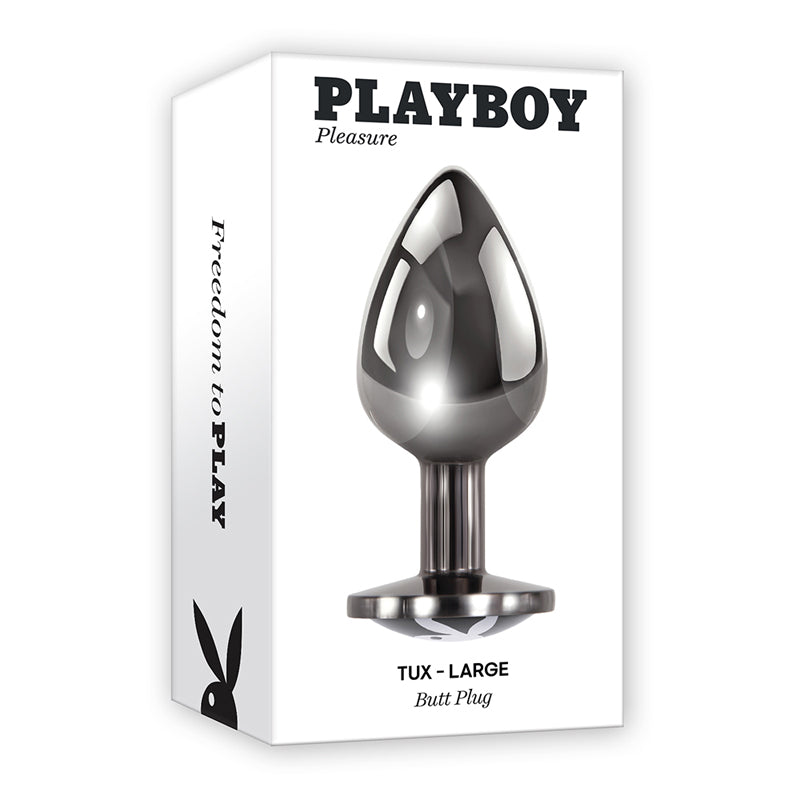 Playboy Tux Large Metal Anal Plug 