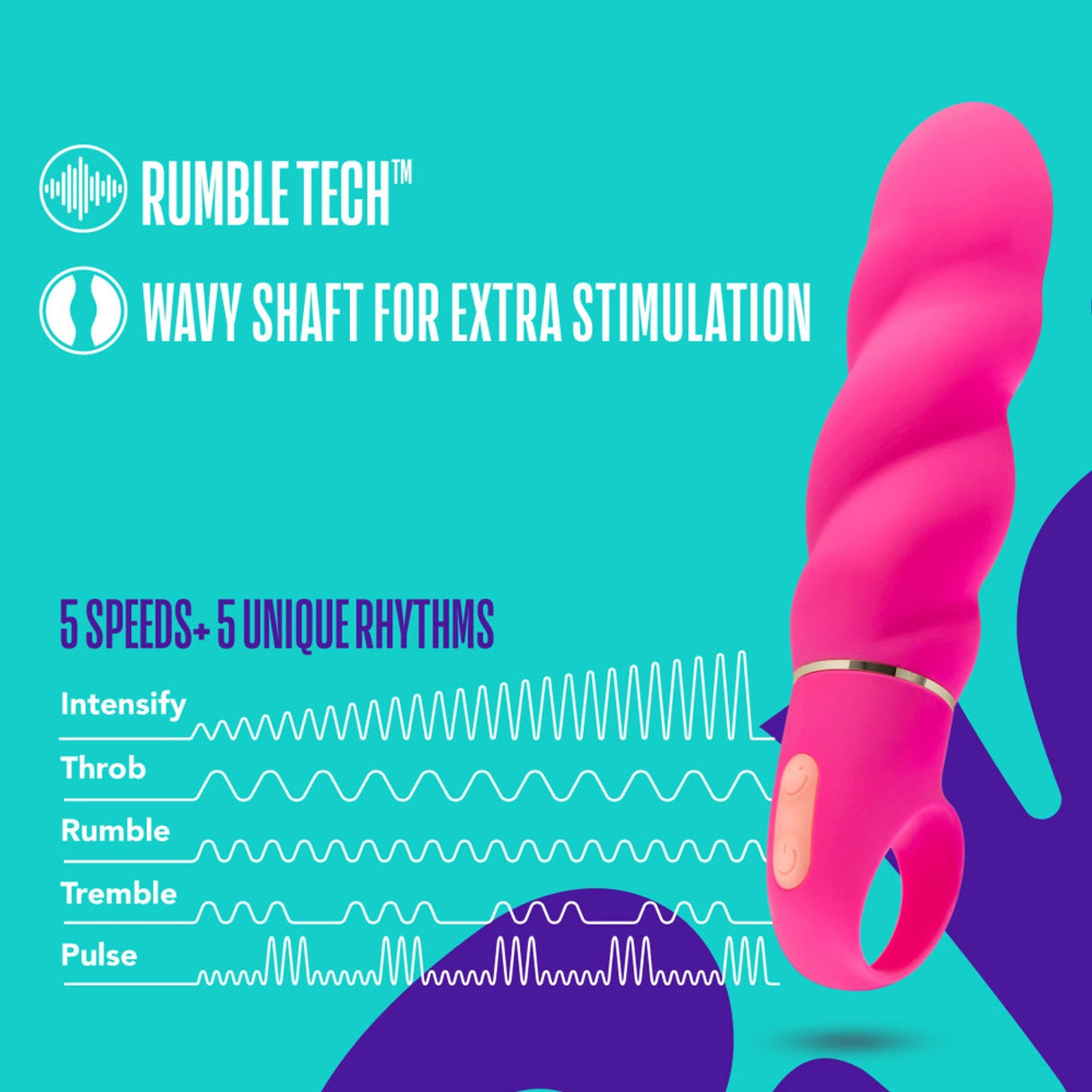 Aria Amazing AF Vibrator Fuchsia