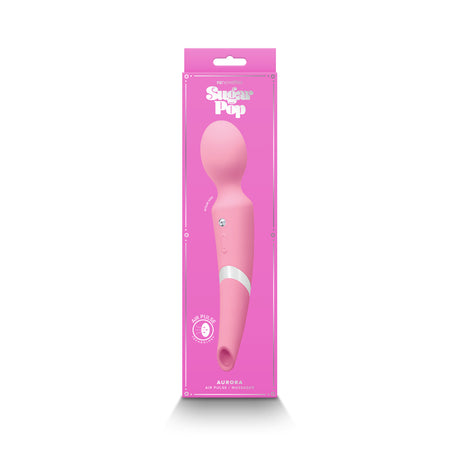 Sugar Pop Aurora Air Pulse and Wand Massager - Blue - Pink