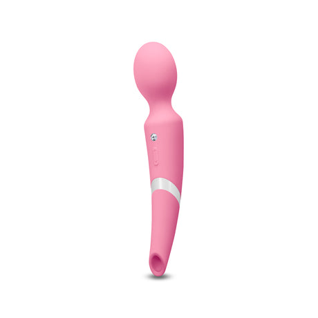 Sugar Pop Aurora Air Pulse and Wand Massager - Blue - Pink