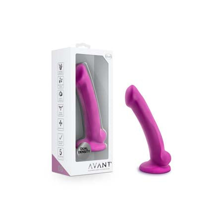 Avant D9 Ergo Mini Dual Density Silicone Dildo 7 inch