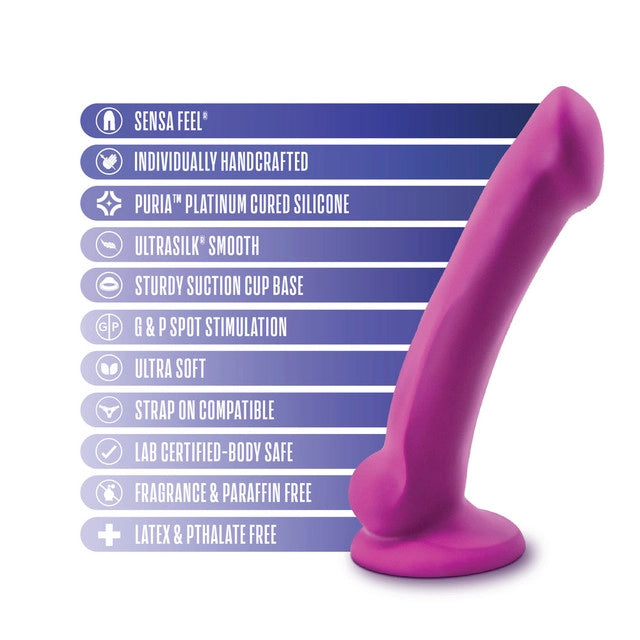 Avant D9 Ergo Mini Dual Density Silicone Dildo 7 inch