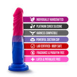 Blush Avant Pride P8 Love Silicone Dildo 7.5 inch