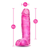 B Yours Plus Big n' Bulky 10.5 inch Pink Dildo