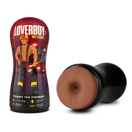 Loverboy Manny the Fireman Self-Lubricating Anal Stroker