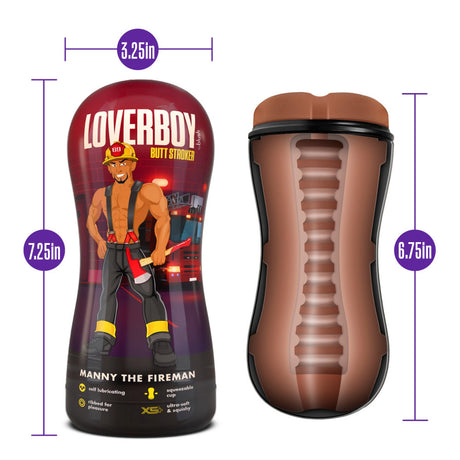 Loverboy Manny the Fireman Self-Lubricating Anal Stroker