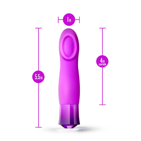 Oh My Gem Charm Warming Cupped Vibrator with Diamond