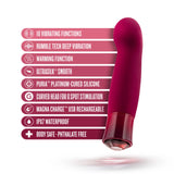 Oh My Gem Classy Warming Vibrator with Diamond