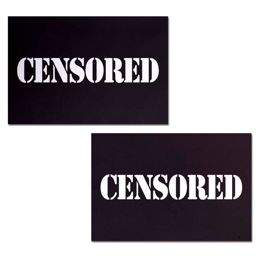 Pastease Censored: Black Censor Bars Nipple Pasties