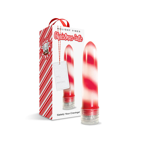 Christmas Cutie Candy Cane Bullet Vibe With Storage Bag