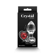 Crystal Desires Red Heart Plug Sm/Med