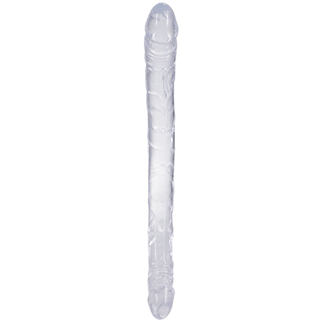 Doc Johnson In A Bag Double Dong Realistic Clear 13 in.