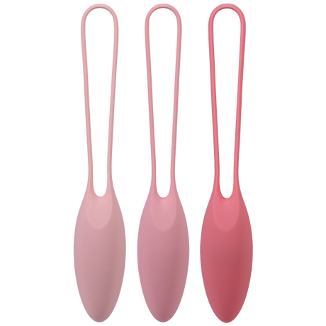 Doc Johnson In A Bag Kegel Trainer Set Silicone Pink