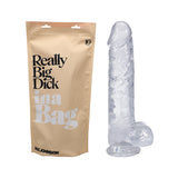Doc Johnson In A Bag Really Big Dick Realistic 10 in. Clear Dildo