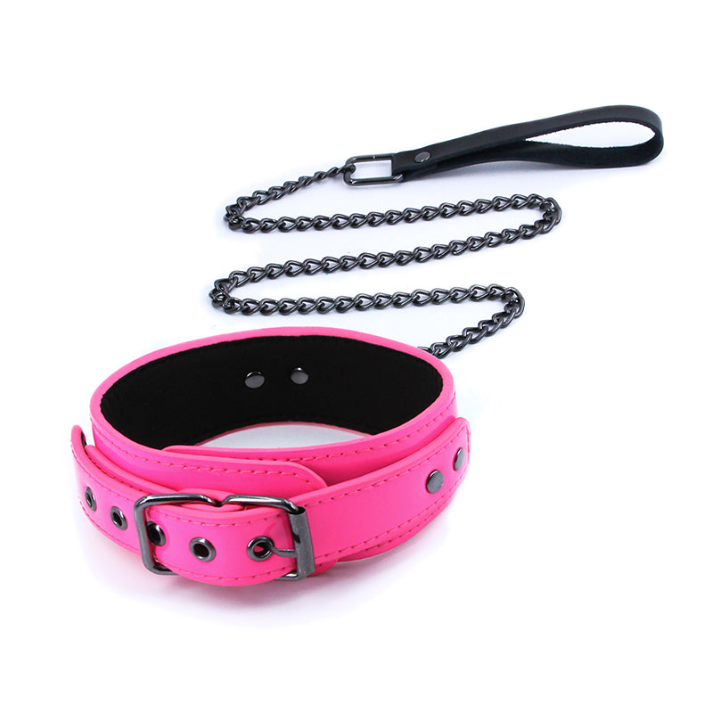 Electra Play Things Collar & Leash - Pink