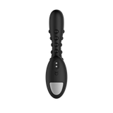 Forto Studded Pro Vibrating Prostate Massager Black - Blue