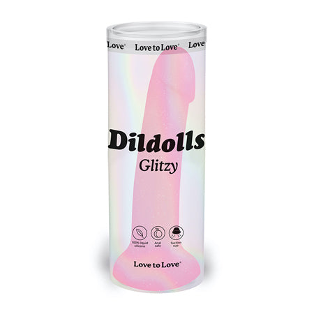Dildolls Silicone Suction Dildo - Glitzy by Love To Love