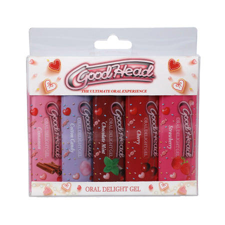 GoodHead Oral Delight Gel Variety Flavor  5 Pack 1oz
