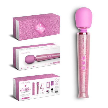 Le Wand All that Glimmers Set Vibrators Pink