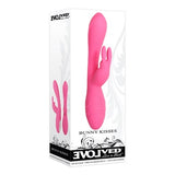 Evolved Bunny Kisses Rechargeable Silicone Vibrator - Pink