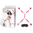 Lux Fetish Hot Pink 7-Piece Bed Spreader Playful Restraint SystemLux Fetish Hot Pink 7-Piece Bed Spreader Playful Restraint System