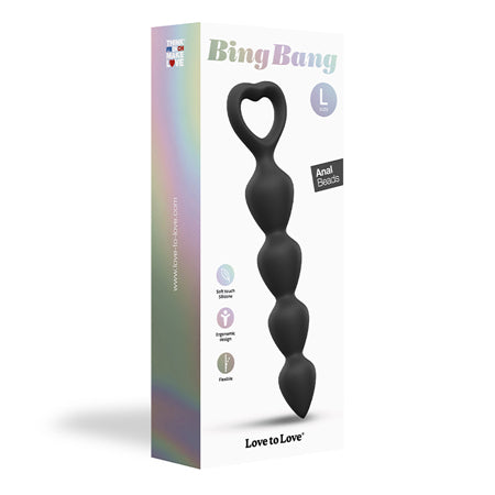 Love To Love Bing Bang Large Noir Anal Butt Plug