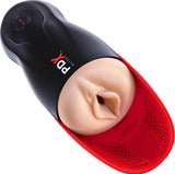 PDX Elite Fuck-O-Matic Stroker Male Masterbator Light/Red/Black