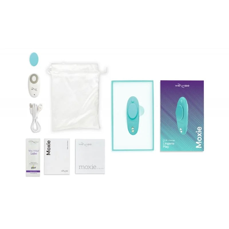 We-Vibe Moxie Aqua  Couple's app controlled remote controlled panty rechargeable vibrator