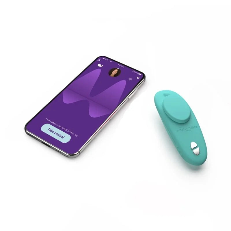 We-Vibe Moxie Aqua  Couple's app controlled remote controlled panty rechargeable vibrator