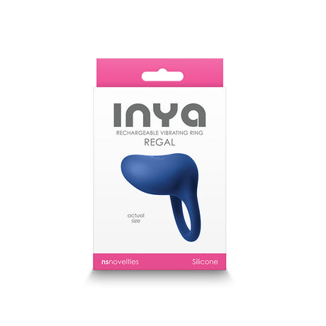 INYA Regal Vibrating Cock Ring - Blue