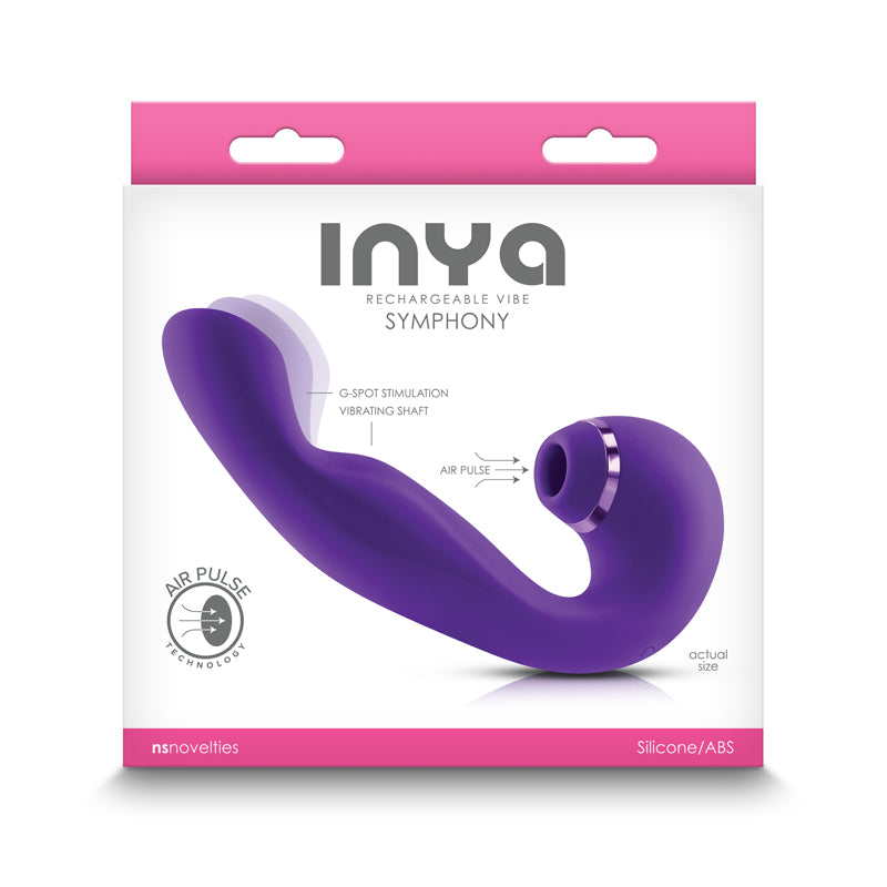 INYA Symphony Suction Dual Stimulator Pink - Purple
