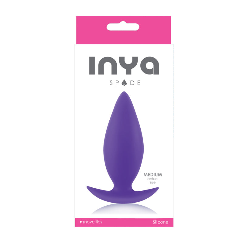 INYA Spade Purple Silicone Anal Plug