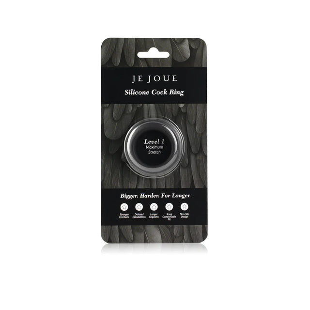 Je Joue Silicone Ring Maximum Stretch Black