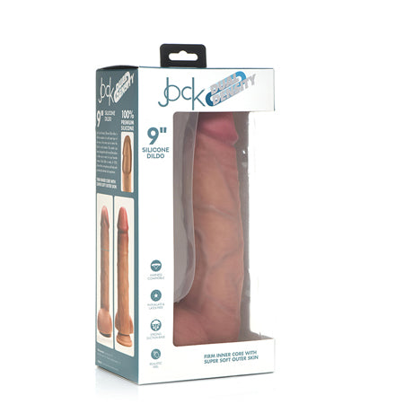 Jock Dual Density Silicone Realistic Dildo with Balls 9 inch