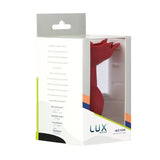 Lux Active Rose Silicone Butt Plug Red