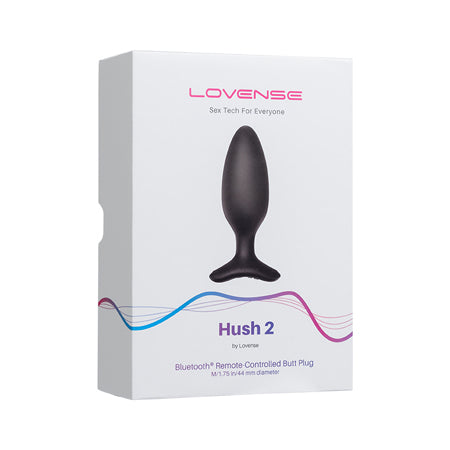 Lovense Hush 2 App- Controlled Vibrating 1.75 inch Plug