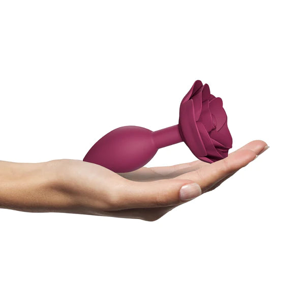 Love to Love Open Roses Silicone Anal Plug Plum Star Medium