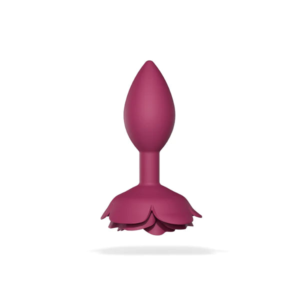 Love to Love Open Roses Silicone Anal Plug Plum Star Medium