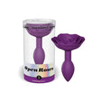 Love to Love Open Roses Silicone Anal Plug Purple Rain Small