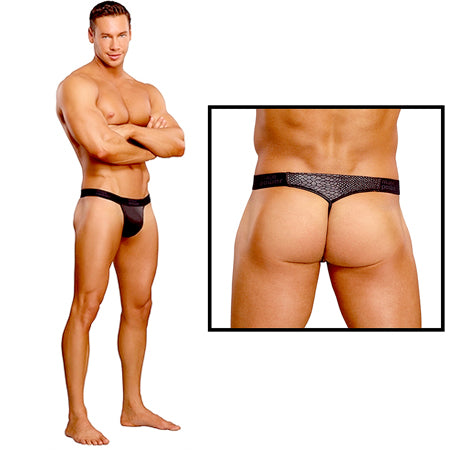 Black Cobra Micro V Thong S/M  L/XL