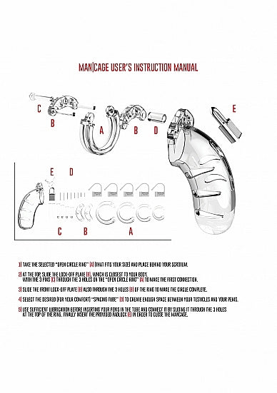 ManCage Model 02 Chastity Cock Cage 3.5"