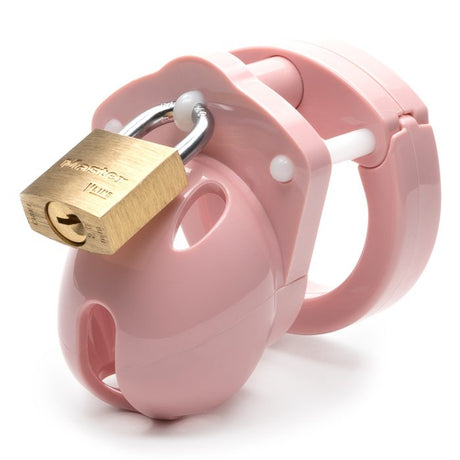 CB-X Mini Me 1¼” Chastity Cock Cage - Clear - Pink