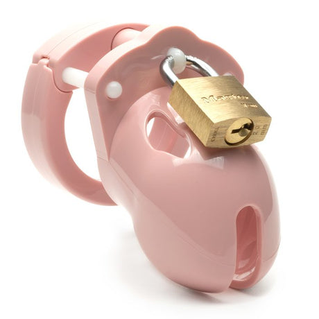 Mr Stubb 1.75" Chastity Cock Cage Kit - Pink - Clear